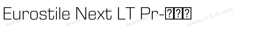 Eurostile Next LT Pr字体转换